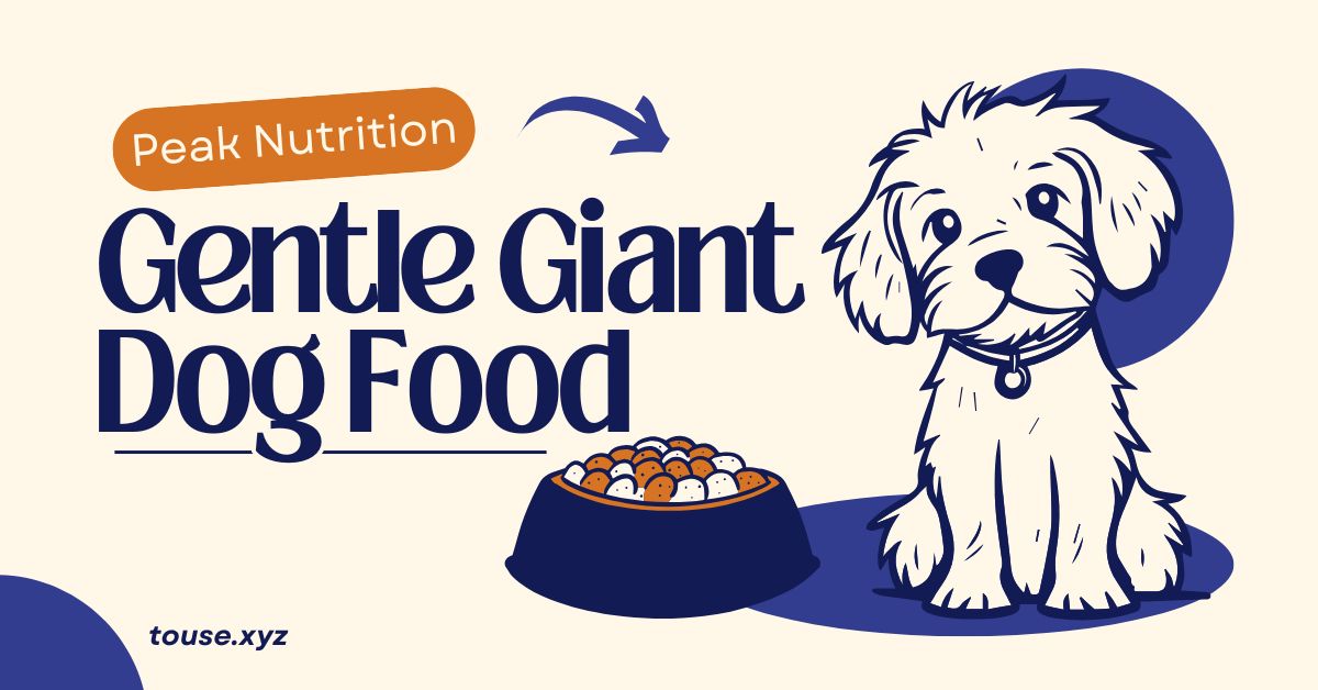 Gentle Giant Dog Food: Specially designed for large breeds